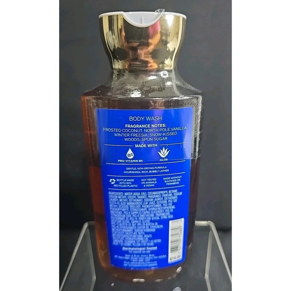 Bath & Body Works "Frosted Coconut Snowball" Body Wash 10 FL OZ - Picture 3 of 5
